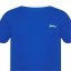 Slazenger Plain T Shirt Junior Boys Royal Blue
