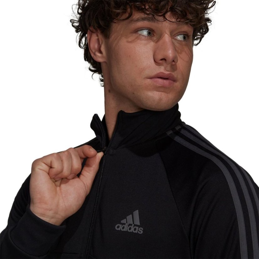adidas Sereno Track Jacket Mens Black/Grey
