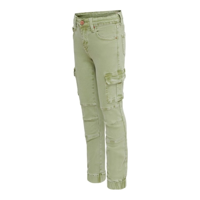 Only Kids' Cargo Trousers Oil Green