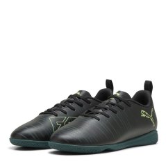 Puma Unisex Kids' Future 8 Play It Indoor Football Boots Blk-FL-GrnTrrn