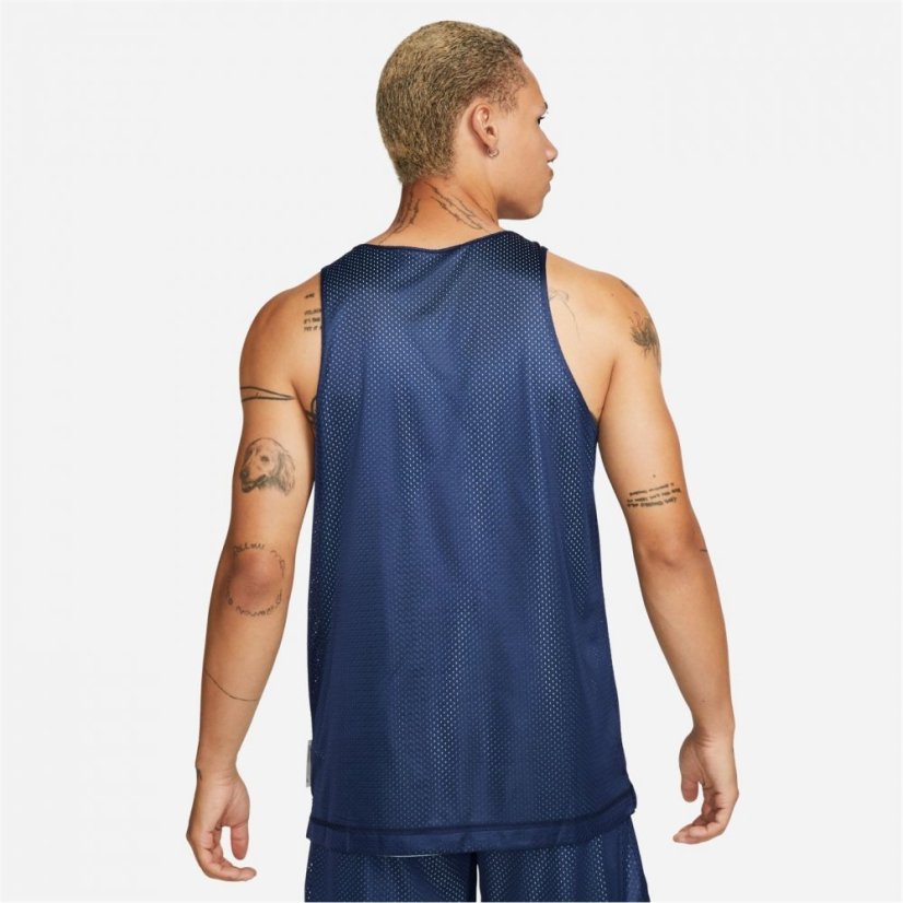 Nike Dri-Fit Standard Issue Men'S Reversible Basketball Jersey Mens Midnight Navy