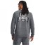 Under Armour Rival Terry Graphic Crew Pitch Gray Full