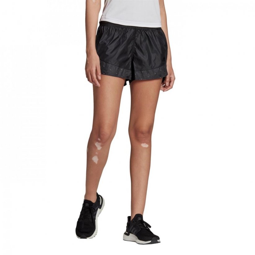 adidas Run Fast Radically Reflective Running Shorts Womens Black
