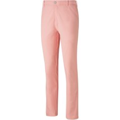 Puma Dealer Tailored Pant Golf Trouser Mens Flamingo Pin