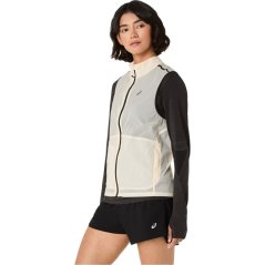 Asics Women's Metarun Packable Performance Running Gilet Cream