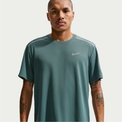 Nike DriFit Miler Running Top Mens Mineral Slate