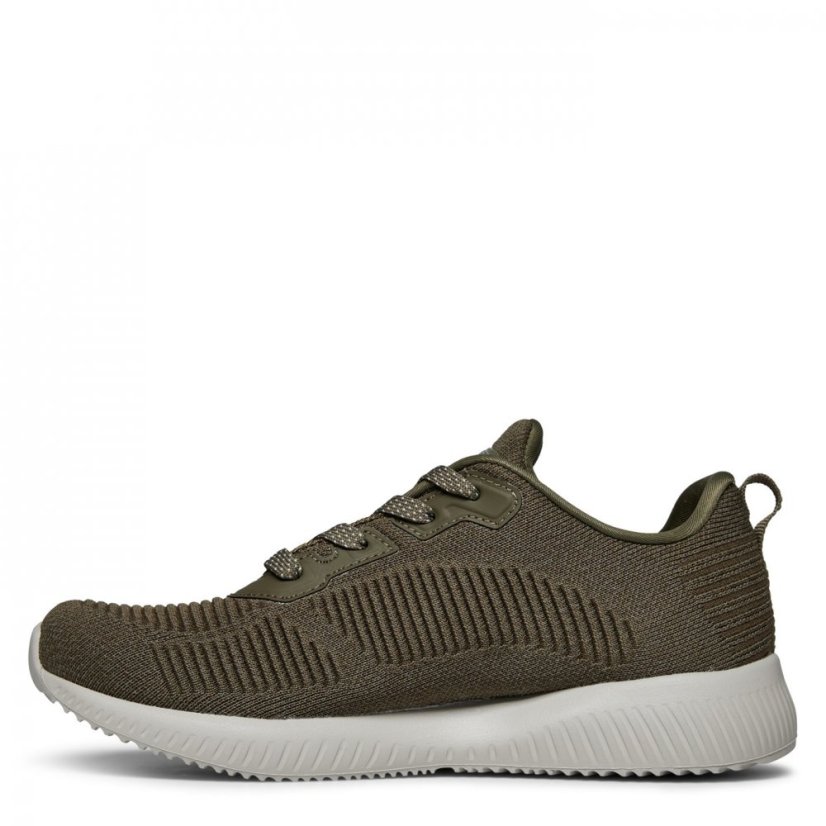 Skechers Bobs Sport Squad Chaos - Ghost Star Olive Refl