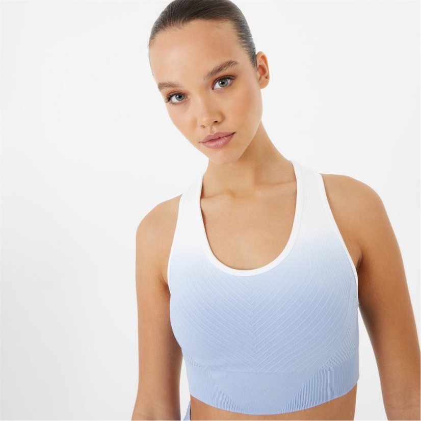 USA Pro Seamless Ombre Sports Bra Brunera Blue