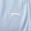Slazenger Fleece Interlock Shorts Womens Baby Blue