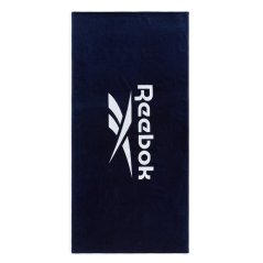 Reebok Beach Towel Postiano Vector Navy