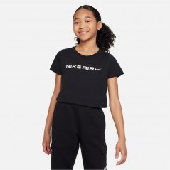 Nike Air Big Kids' (Girls') T-Shirt Black/white