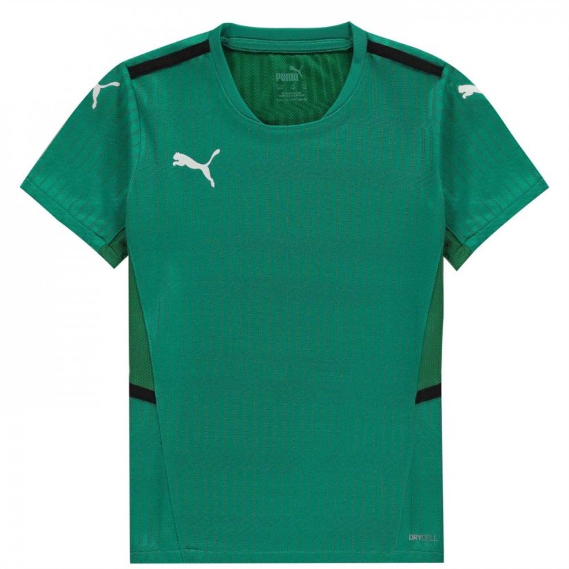 Puma Cup Jersey Top Junior Pepper Green