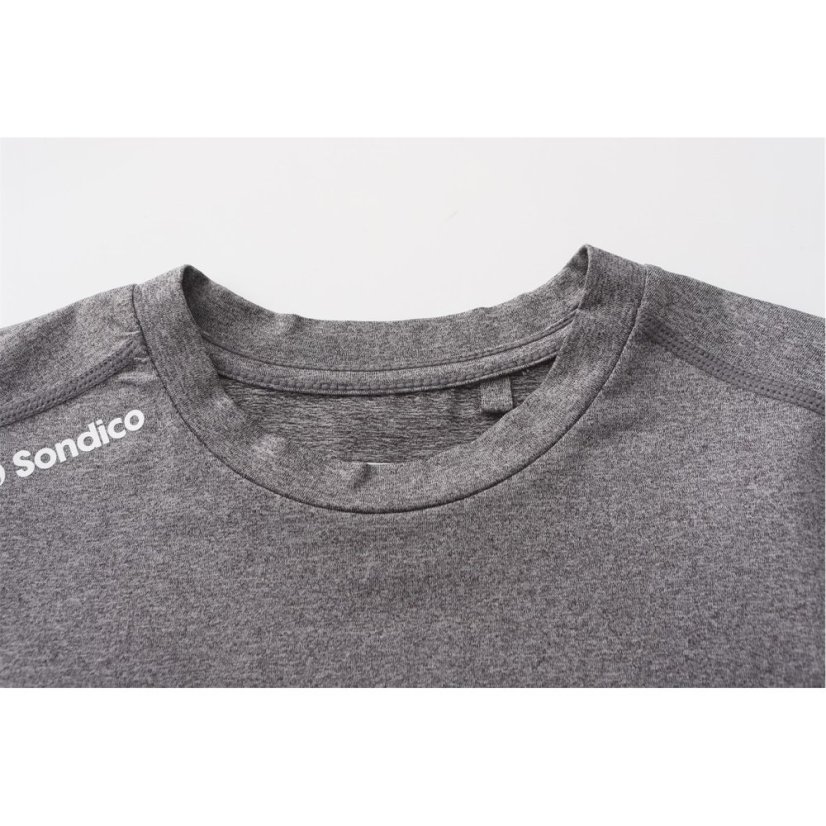 Sondico Base Cre Vest Junior Boys Grey Marl