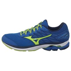 Mizuno Wave Rider 20 Running Shoes Mens Blue/Yellow