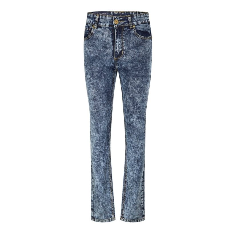 Criminal Damage Men's Sos Skinny Jeans Acid Indigo