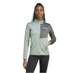 adidas Terrex Xperior Climawarm Light Fleece Jacket Silver