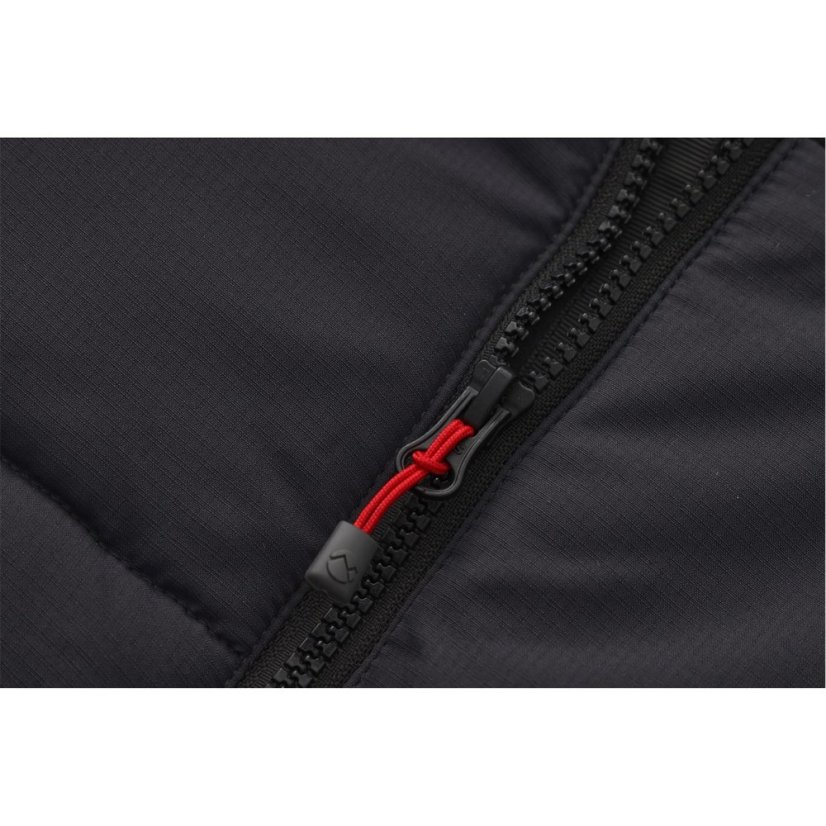 Gelert Boys' Hooded Quilted Long Sleeve Insulated Puffer Jacket Black