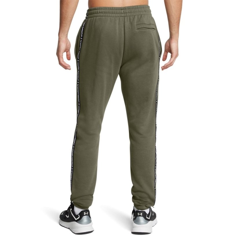 Under Armour Men's Icon Taping Closed Hem Fleece Joggers Green