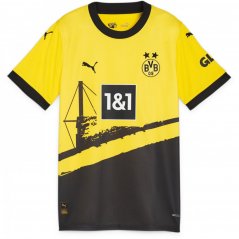 Puma Borussia Dortmund Home Jersey 2023 2024 Junior Yellow/Black