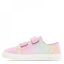 Fabric Flash Canvas Trainers Infants Rainbow Star