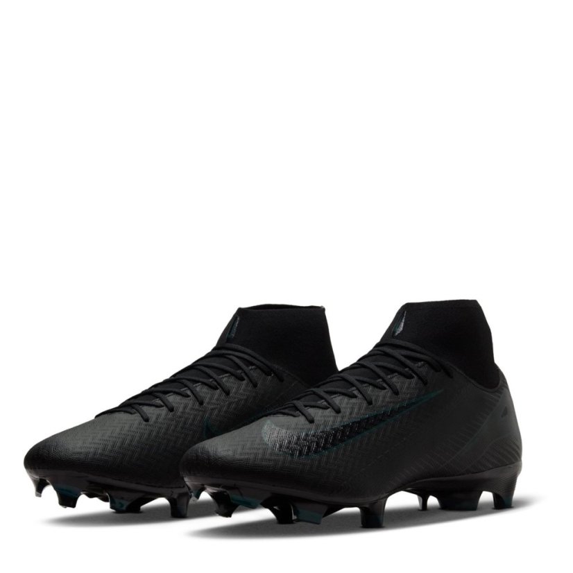 Nike Zoom Mercurial Superfly 10 Academy Firm Ground Football Boots Black/Green