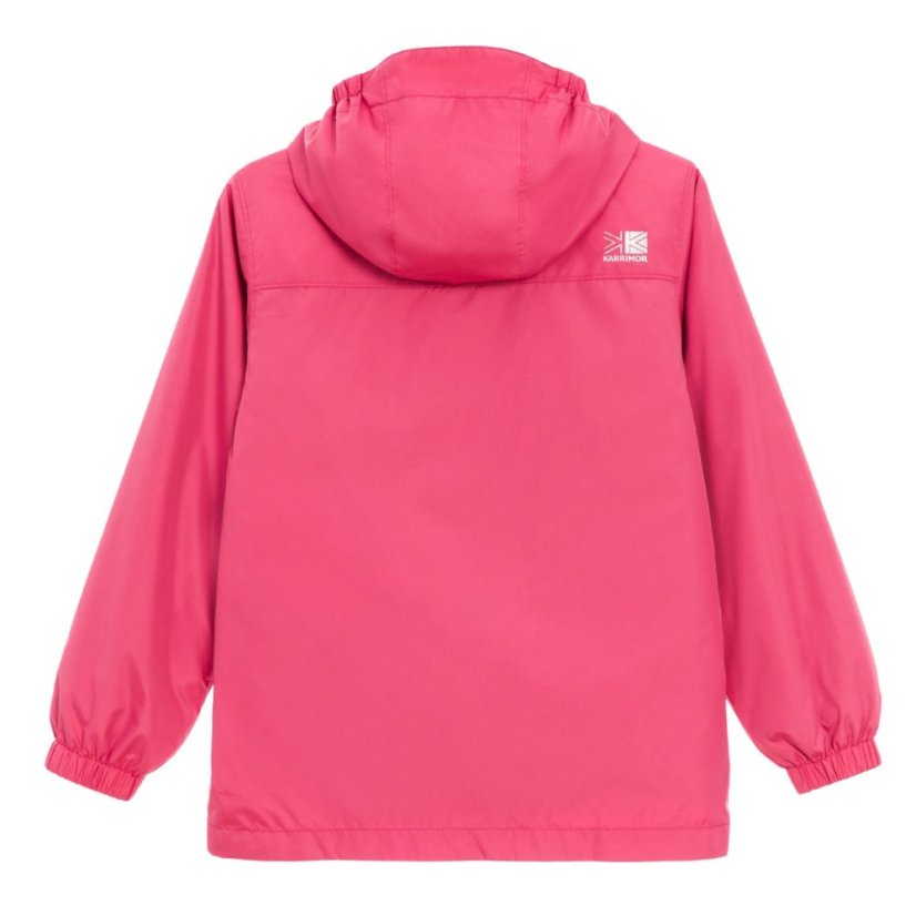 Karrimor Kids' Teddy Faux Fur Windproof Long Sleeve 3 in 1 Jacket Pink/Black