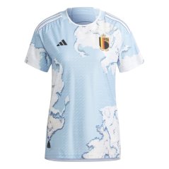 adidas Belgium Authentic Away Shirt 2023 Womens Blue