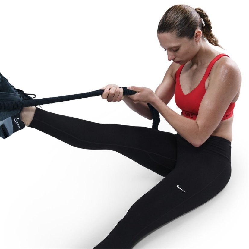 Nike One Seamless Front High-Waisted Leggings Womens Black