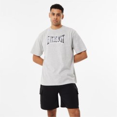 Everlast Camo Logo Tee Grey Marl