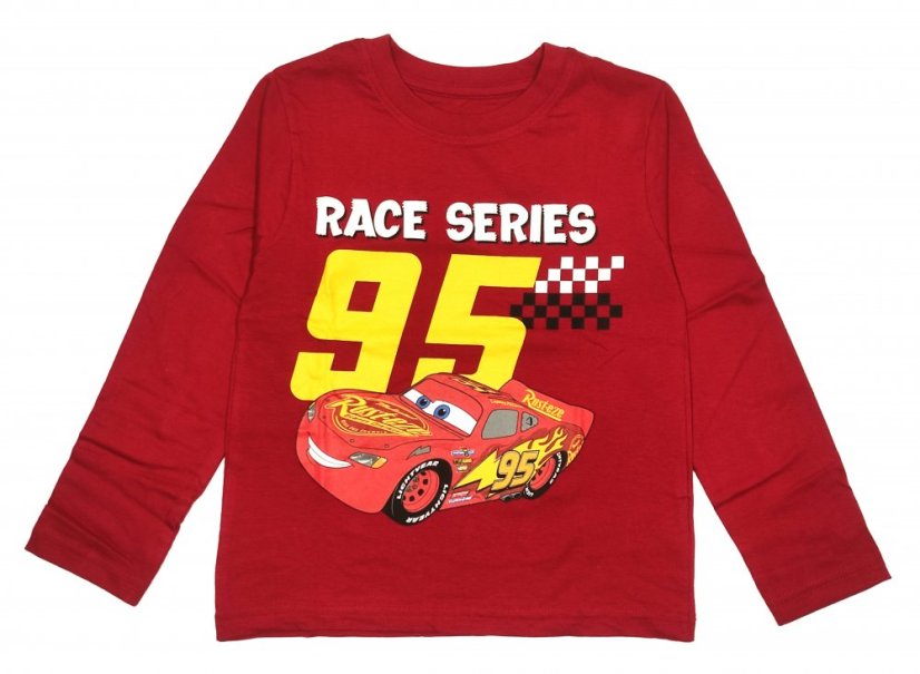 Dětské tričko Disney Autá - Blesk McQueen Red