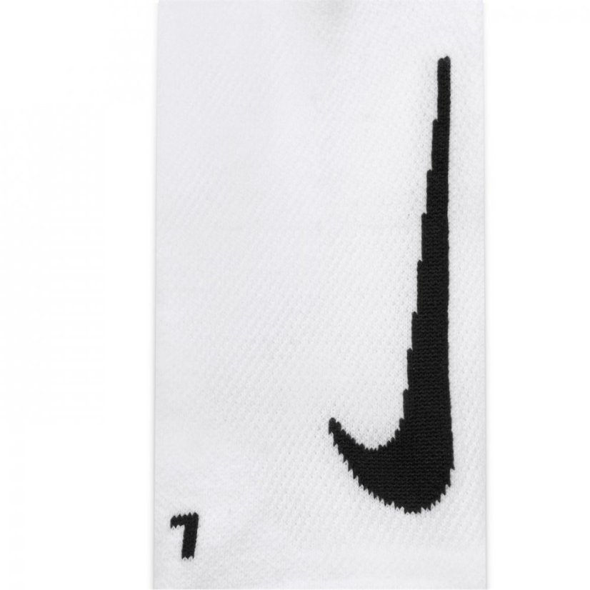 Nike Multiplier Running No-Show Socks (2 Pairs) White/Black