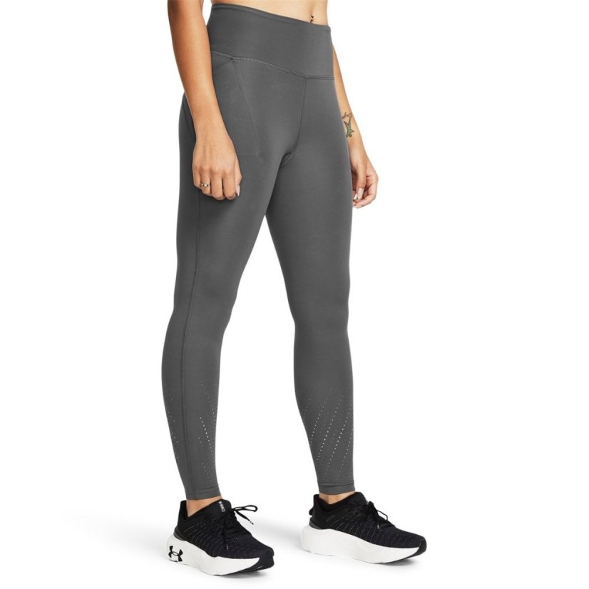 Under Armour Women's Launch Elite Performance Running Tights Grey