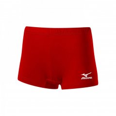 Mizuno Pro Netball Shorts Jnr Red