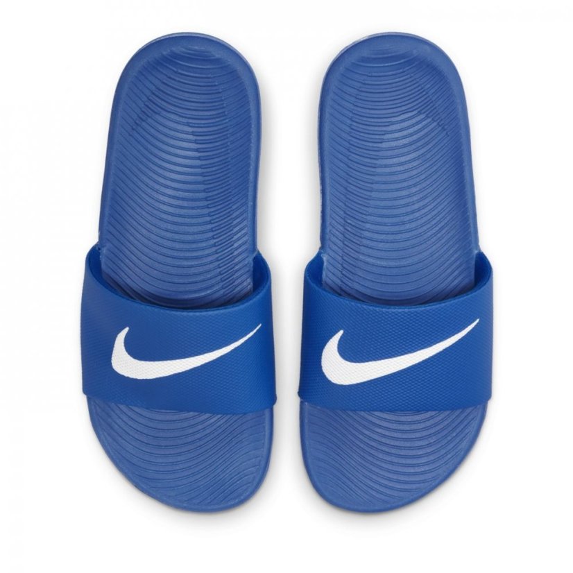 Nike Kawa Junior Slides Blue/White