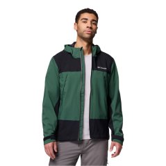 Columbia Boulder Falls Waterproof Jacket Mens Rain Forest