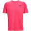 Under Armour Tech™ 2.0 Short Sleeve pánske tričko Pink