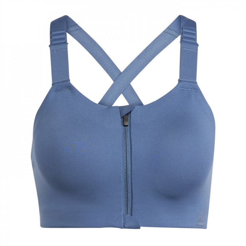 adidas TLRD Impact Luxe Training High-Support Sports Bra Womens Wonste/Whte