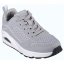 Skechers Uno Stand On Air Trainers Junior Grey/White