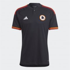 adidas AS Roma Third Shirt 2023 2024 Adults Black