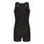Slazenger LYCRA® XTRA LIFE™ Boyleg Swimming Suit Junior Girls Black/Grey