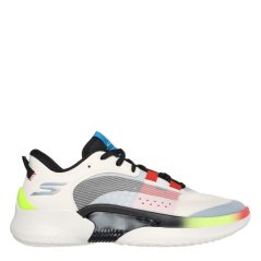 Skechers Resagrip Basketball Trainers Mens Black/White