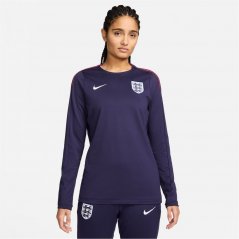 Nike England Strike Crew Neck Top 2024 Womens Purple Ink