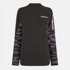 Gul Thermotop Rash Vest Black/Camo