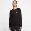 Nike Sportswear Club Fleece Women's Crew-Neck Sweatshirt Black