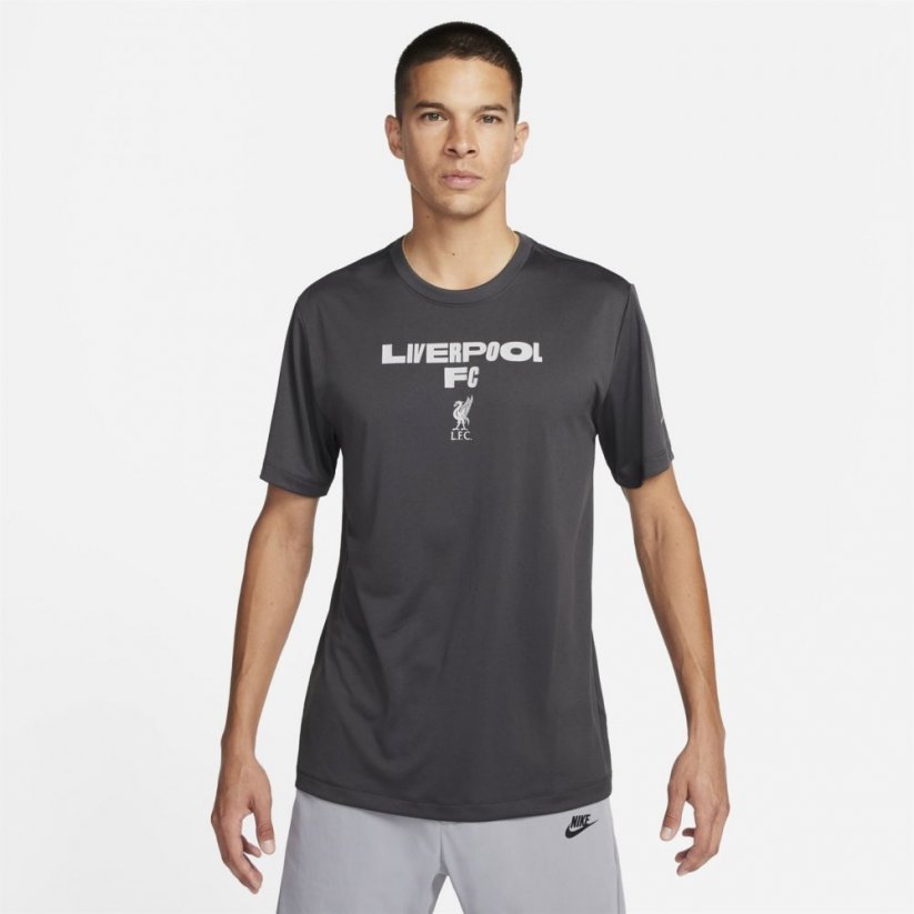 Nike Liverpool FC Short Sleeve pánské tričko Anthacite