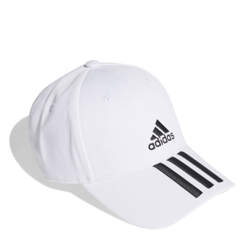 adidas 3-Stripes Baseball Cap White/Black