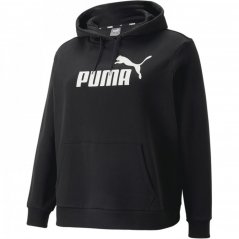 Puma Logo Hoodie FL PLUS Cotton Black
