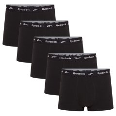 Reebok Mens 5 Pack Trunks Black