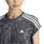 adidas Women's All Over Print Regular Fit T-Shirt Black