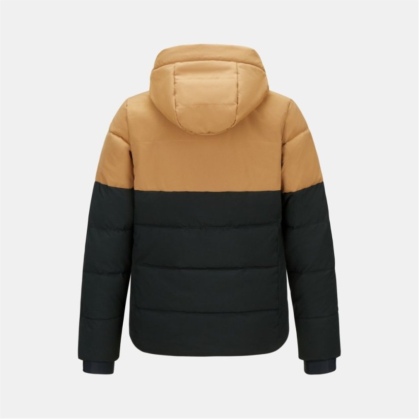 Karrimor Kids Orbit Baffle Thermolite Hooded Insulated Puffer Jacket Black/Beige